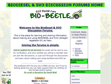 Tablet Screenshot of biodieseldiscussion.com